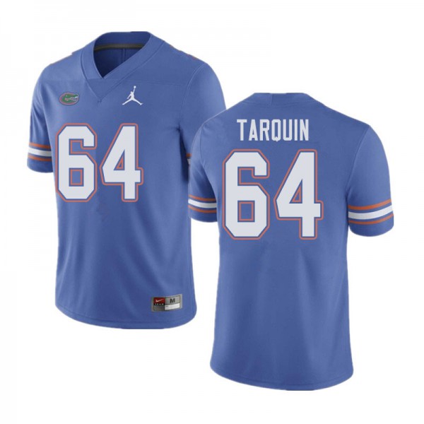 Jordan Brand Men #64 Michael Tarquin Florida Gators College Football Jersey Blue